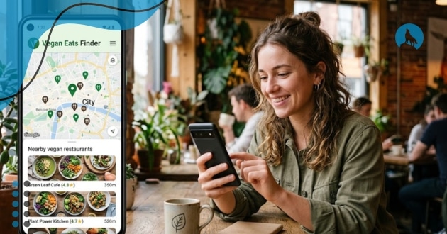 app to find vegan restaurant